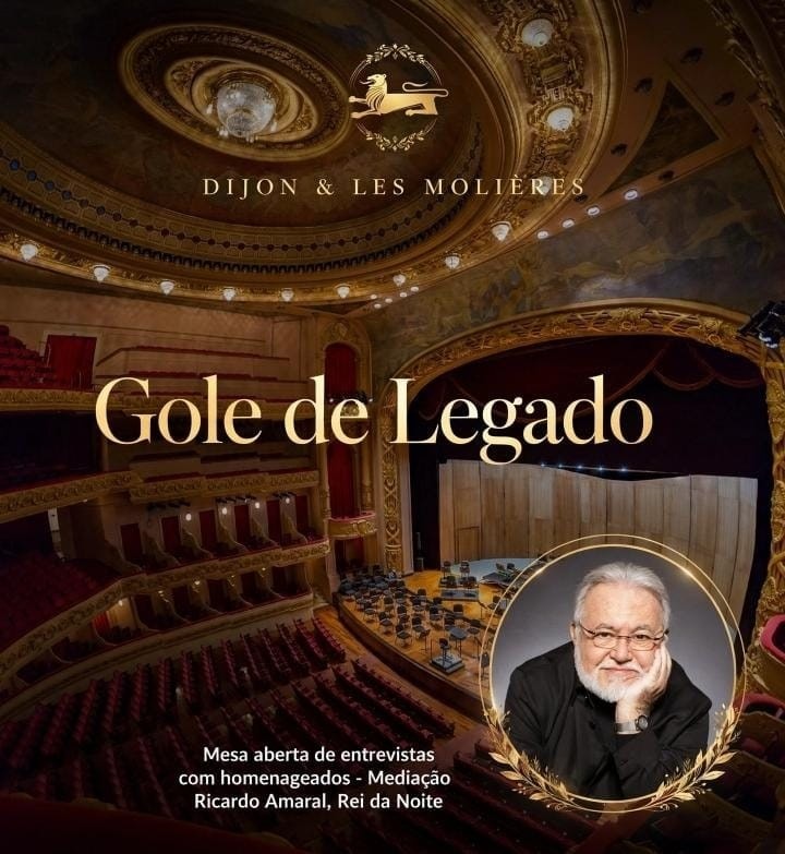Gole de Legado: mesa aberta de entrevistas com homenageados. Mediação Ricardo Amaral, Rei da Noite.